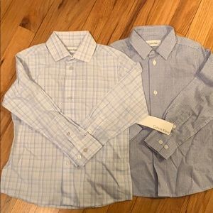 Calvin Klein NWT size 5 blue button down shirts